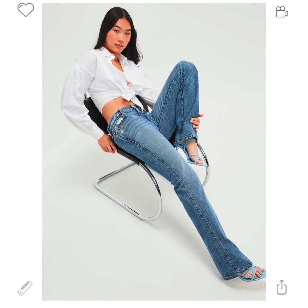 Like New Guess Eco Sexy Blue Straight Leg Jeans
